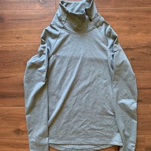 Nike Dri-fit Cowl Neck Small Zip